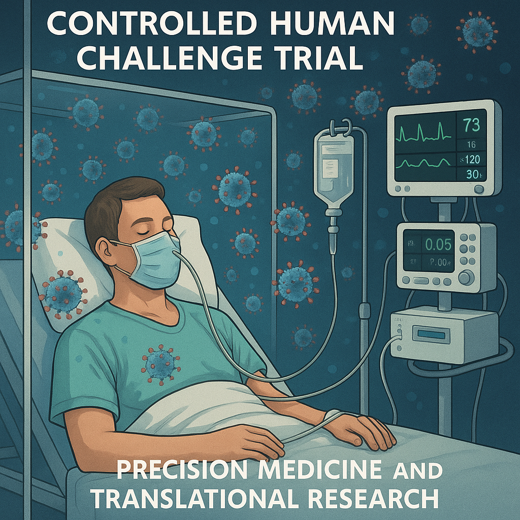 Scientific visualization showing controlled human